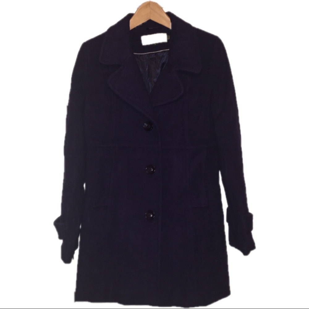 Purple Size 6 NWT Kristen Blake Pea coat Nordstrom